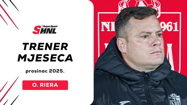 Oriol Riera has won the HNL Manager of the Month award for December!