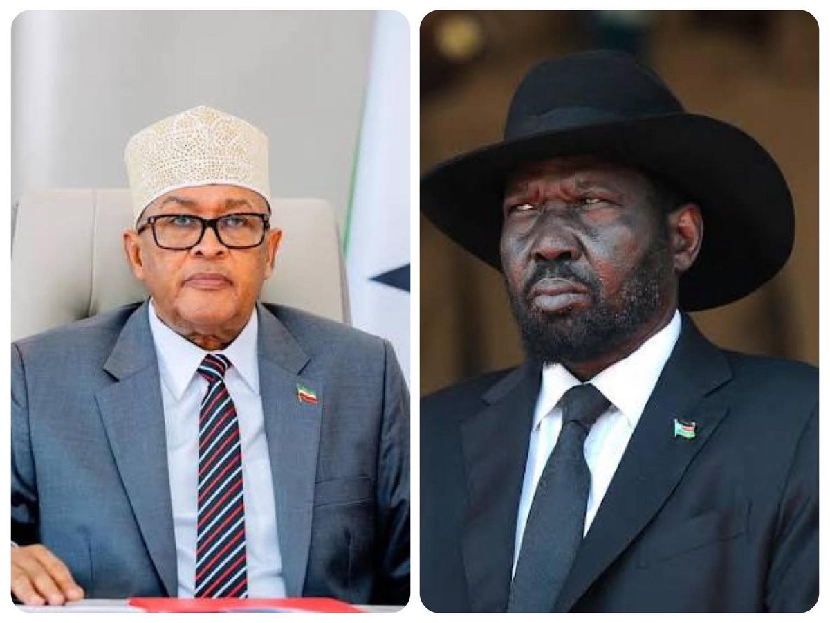 NageeyeJunior's tweet photo. #Breaking South Sudan is set to become the second country to recognize Somaliland.
President Salva Kiir Mayardit is reportedly ready to officially recognize Somaliland.
The Presidents of Somaliland and South Sudan are scheduled for a live call to discuss this historic development https://t.co/vbqOAZFCDk