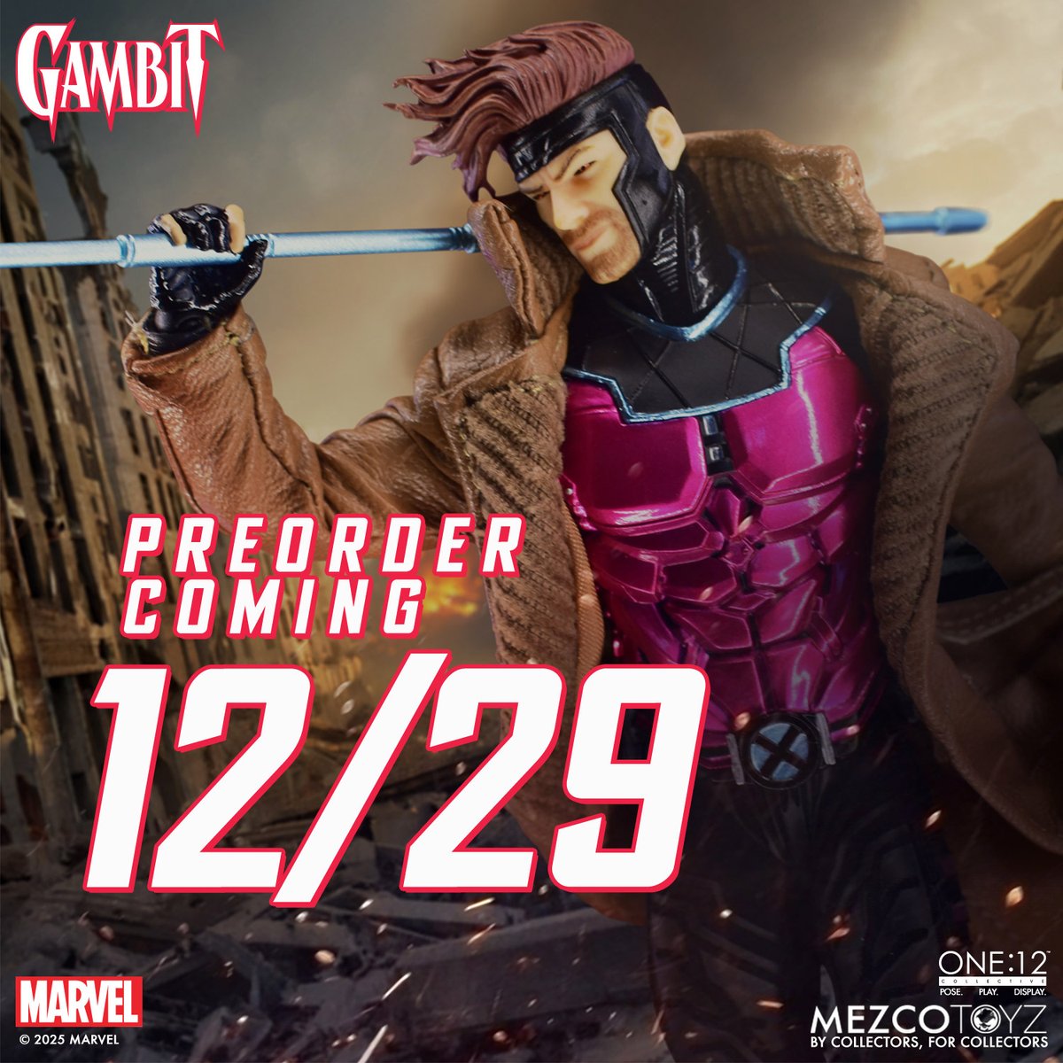 ONE12のガンビット、コートの出来の良さはもはや言わずもがな、胸