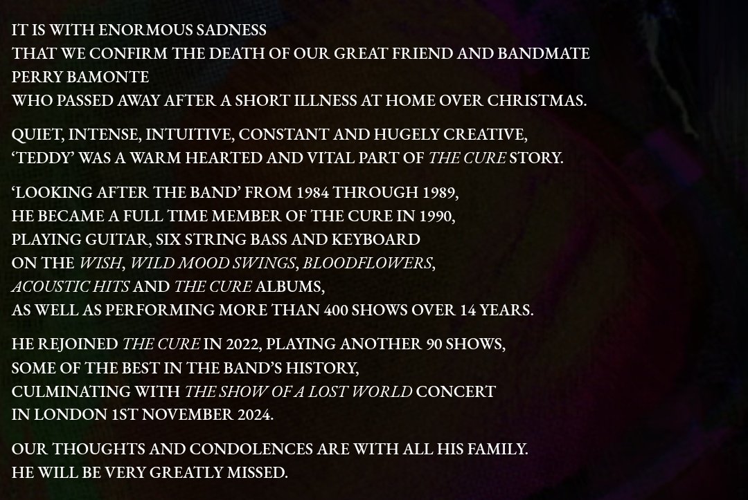 CraigatCoF's tweet image. No, not Perry!

The awful rumors turned out to be true.

We will love and miss you forever, Perry!

All love and support to Donna, Daryl and all family and friends of Perry!