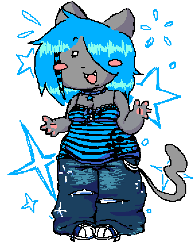 she is blue for an amazing reason