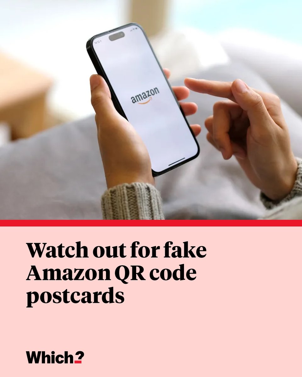 WhichUK's tweet image. 🚨 We've heard reports of scammers sending postcards with QR code invitations to a fake 'Amazon Early Reviewer Program'.

In reality, it's an attempt to gather your personal information, financial details or even install malware on your device 👇

which.co.uk/news/article/w…