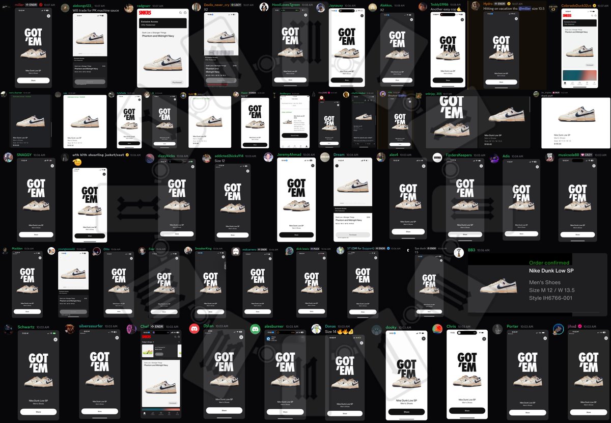 "SNKRS Link" 5 Minutes Before Public for Stranger Things SB Dunk Low.  Resells for $300-450 btw

Join the family before the next Shock Drop.  Bigger one coming soon whop.com/c/endurance/jo…