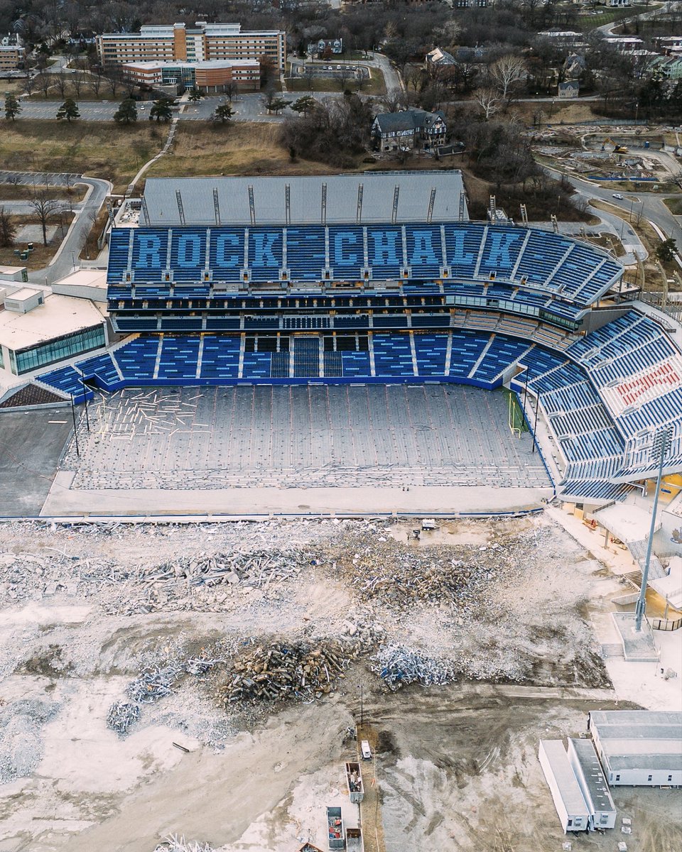 dronelawrenceks's tweet image. The work continues #RockChalk