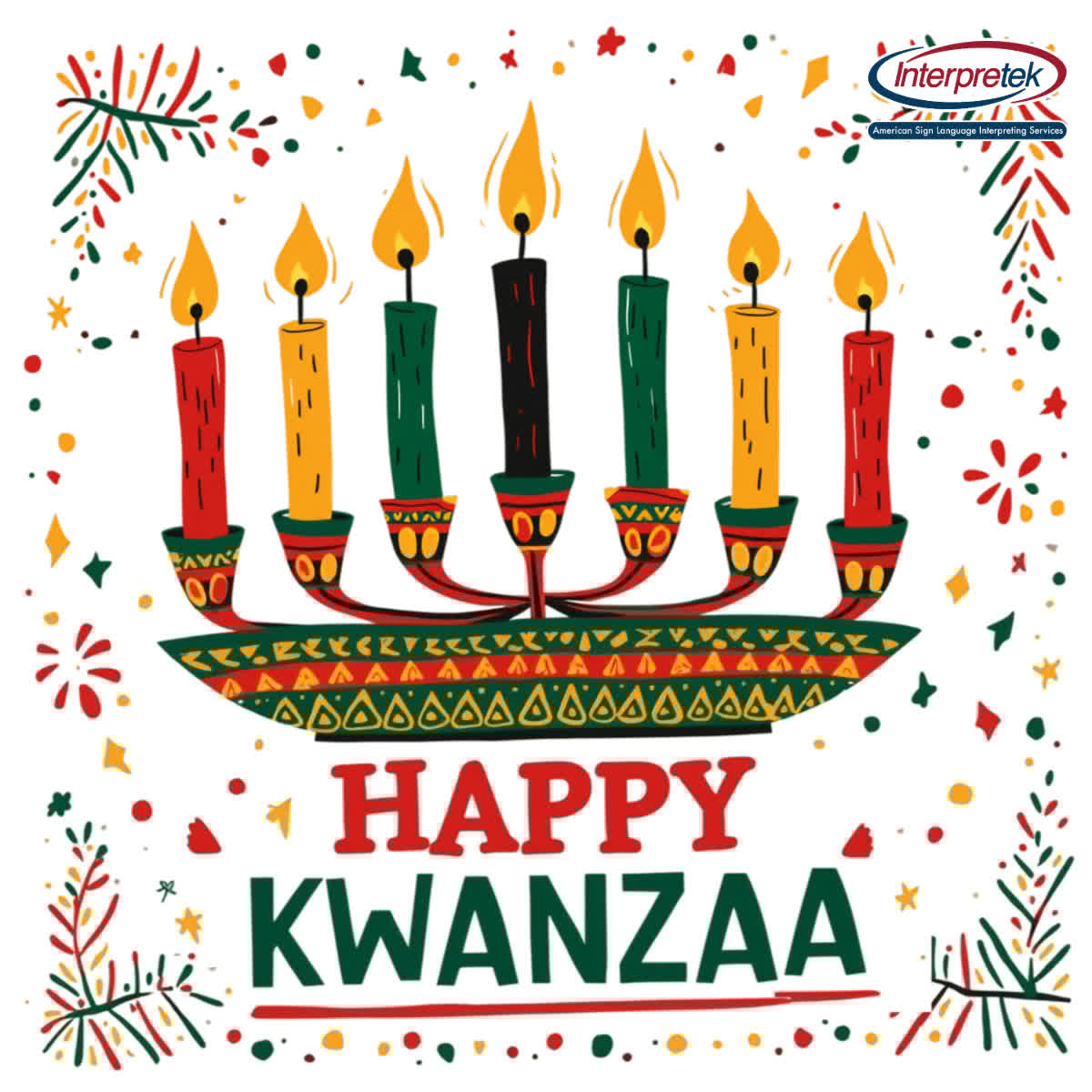 Warmly wishing you all the happiness, hope and harmony of Kwanzaa. Happy Kwanzaa!