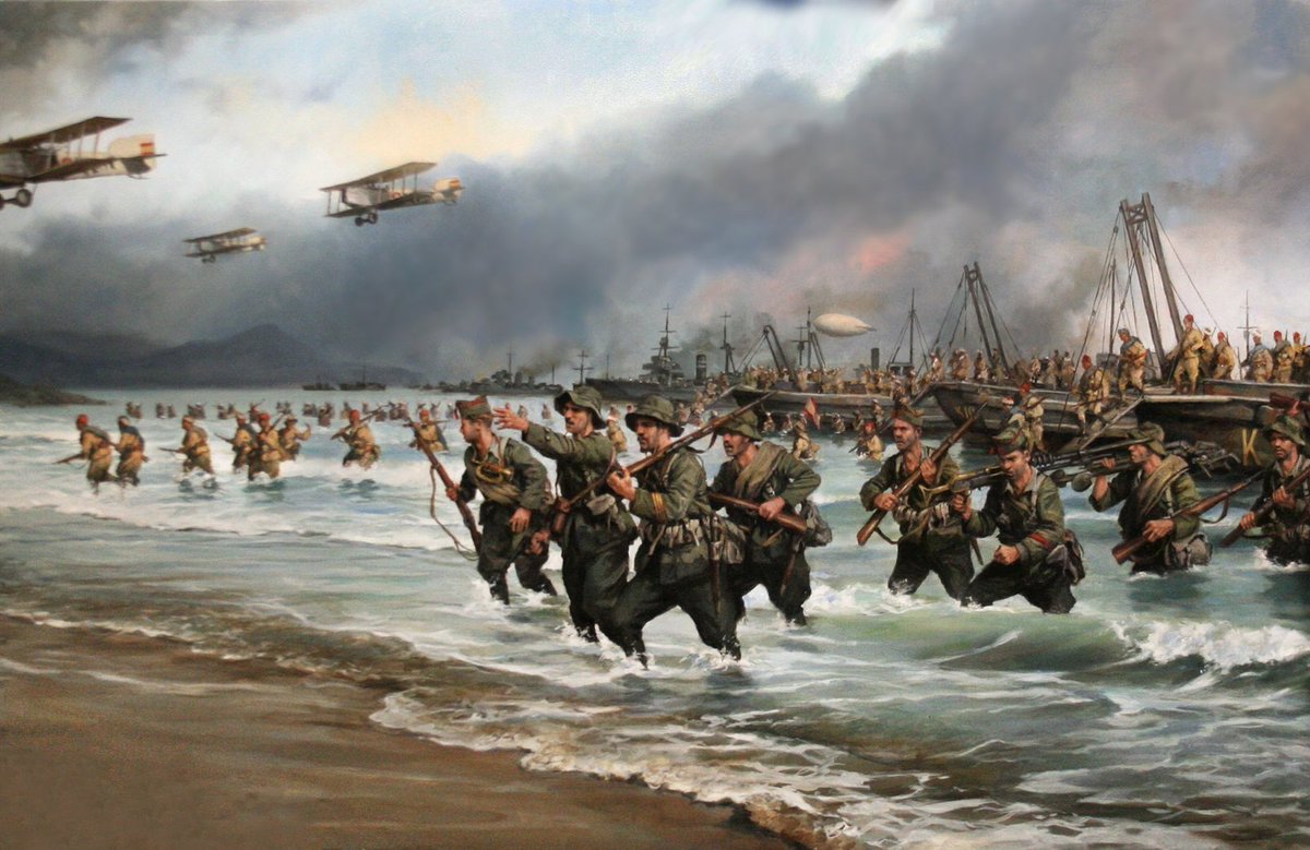 El Desembarco de Alhucemas, Augusto Ferrer-Dalmau.