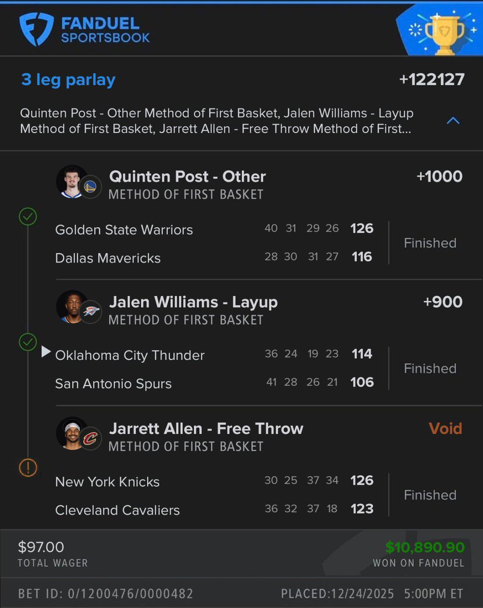 Sharpstacktips's tweet image. crazy Christmas 

TAP THE LINK ON MY BIO TO JOIN ✅

#GamblingX | #PrizePicks | #Underdog | #CS2 | #Dota2 | #LeagueOfLegends | #eSports | #GamblingTwitter #TennisPicks #CFB #NFL #fanduelparlays