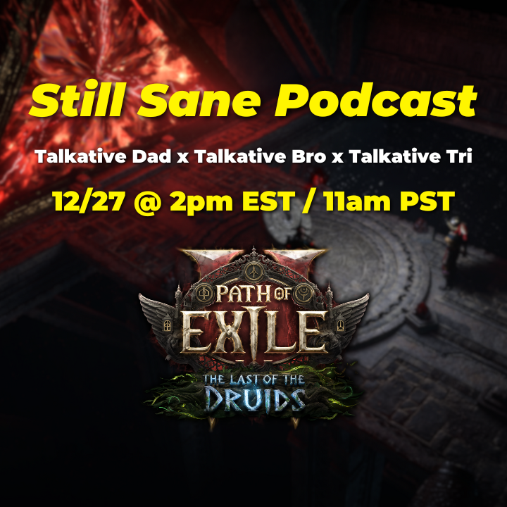 Hey exiles - happy to report Christmas went BEAUTIFULLY yesterday, my two girls and lovely wife had a splendid time and appreciated all the Merry Christmases from you all! I hope you all had just as joyous a time as we did. I've another exciting message today: tomorrow my brother