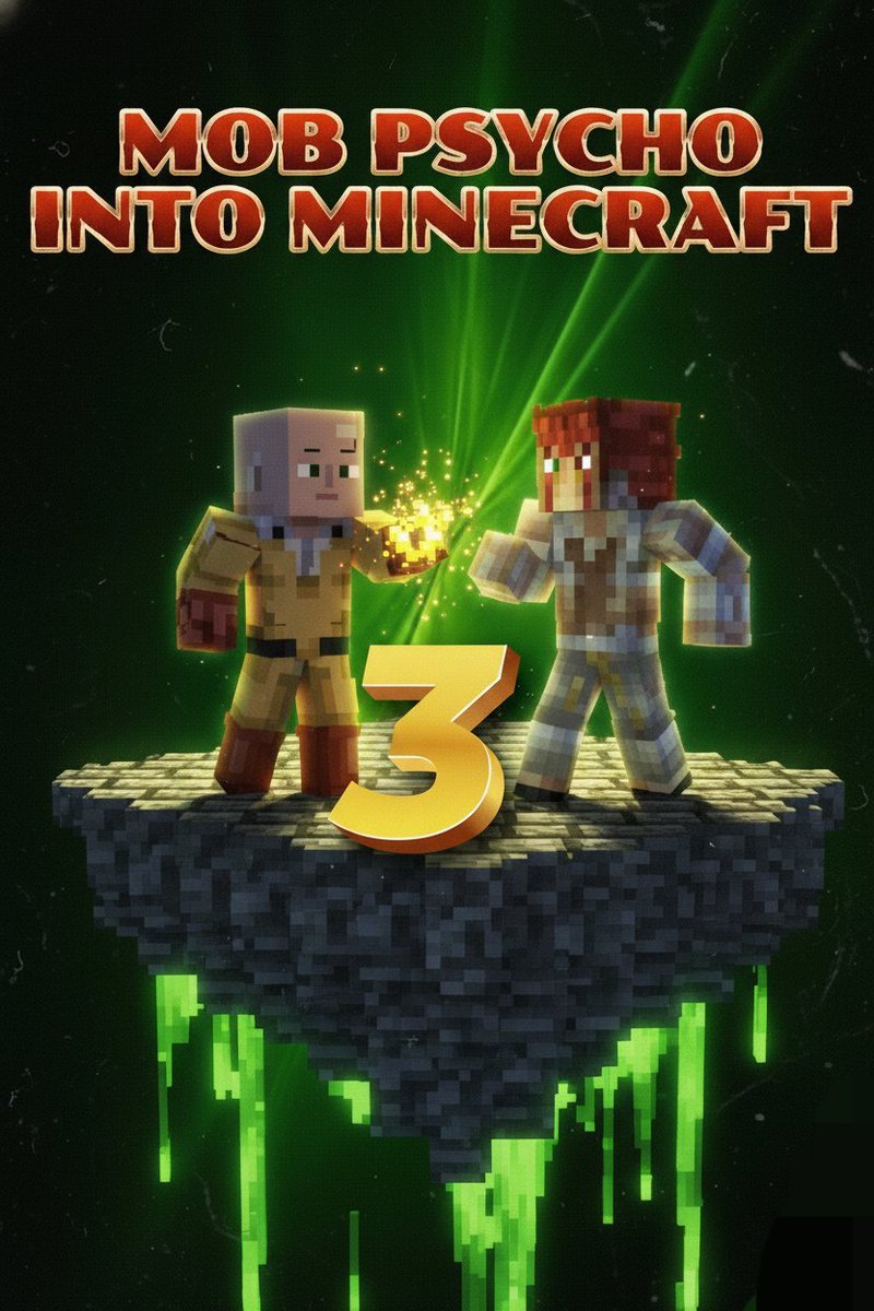CCOStudios_'s tweet photo. Mob Psycho Into Minecraft Season 3 Part 2/Season 4 Officially Announced by Studio CCO STUDIOS. https://t.co/ilX0aiD8P2