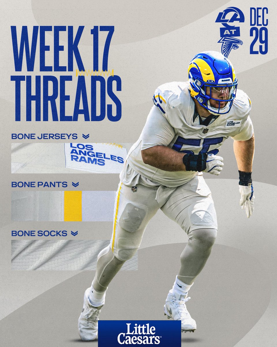 RamsNFL's tweet image. All bone unis 🦴