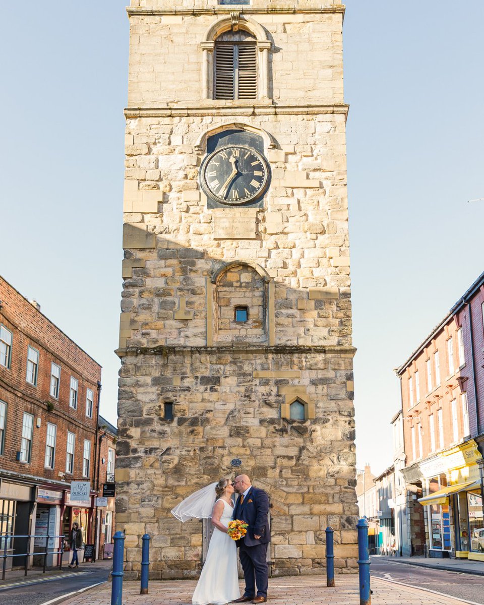 Kiss the bride 😘 ❤️the fab Tom Hibberd's  📷 of Ricky &amp; Mel's beautiful day at Morpeth Town Hall. Did you know our gorgeous civic venue has 2 stunning ceremony spaces to choose from? The intimate Anteroom &amp; the magnificent Ballroom- it's #yourdayyourway #northumberlandwedding