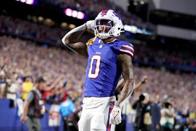 JA17MVPs's tweet image. Keon Coleman is SECOND amongst Bills receivers this year in targets, yards, catches, and TDs

Targets: 55
Recs: 36
Yards: 355
TDs: 4

Brandon Beane traded BACK for his man and got his superstar QB a guy.