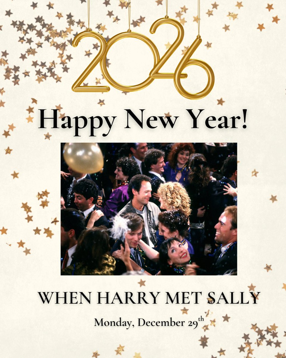 Ring in the New Year with WHEN HARRY MET SALLY Monday, December 29th at 7pm. Get your tickets now! 🥂

Angelikafilmcenter.com