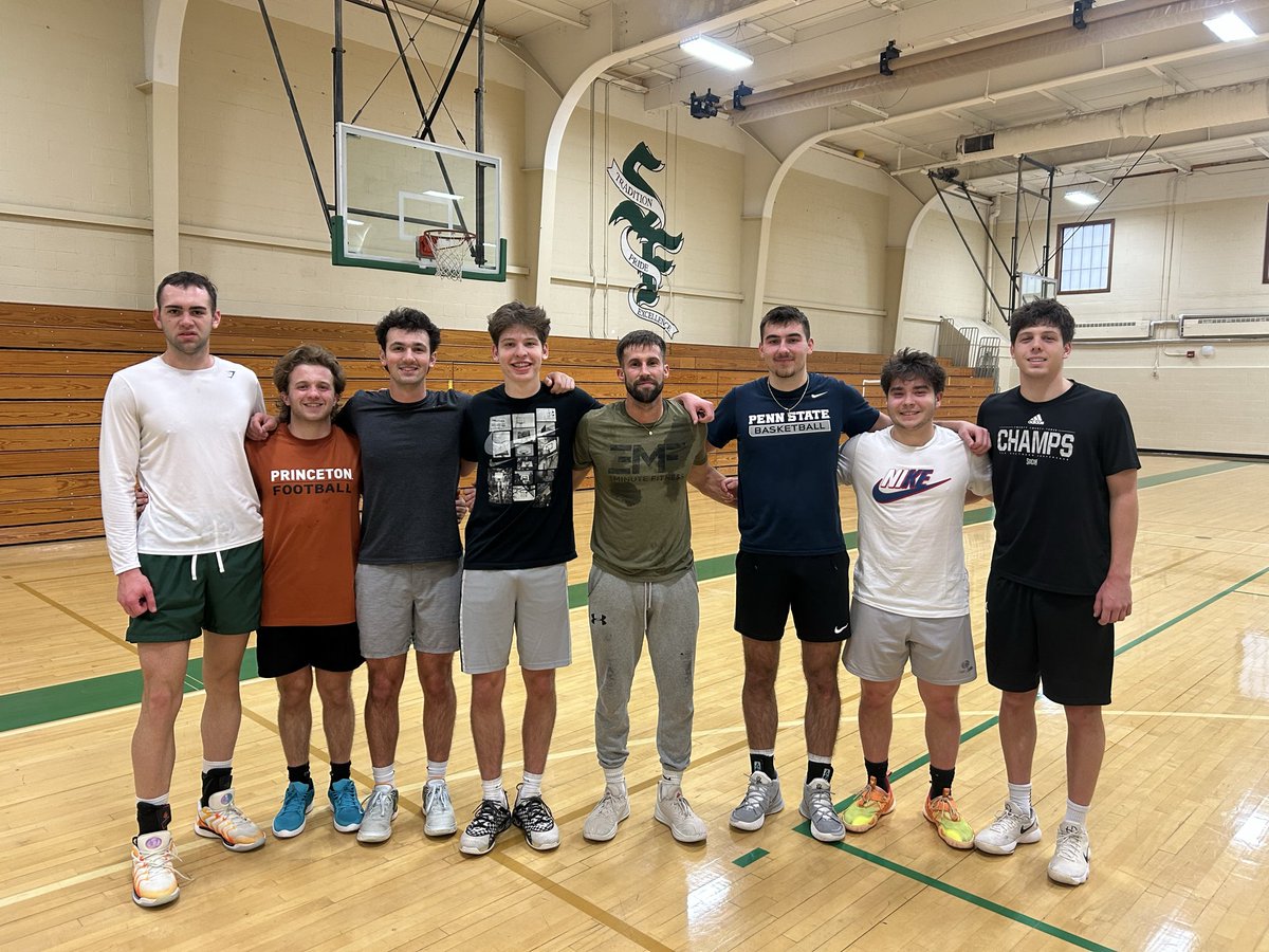 Why I love coaching! Getting to play with and against these young men who I used to teach/coach as kids. All who are creating their own journeys in life #GoLions