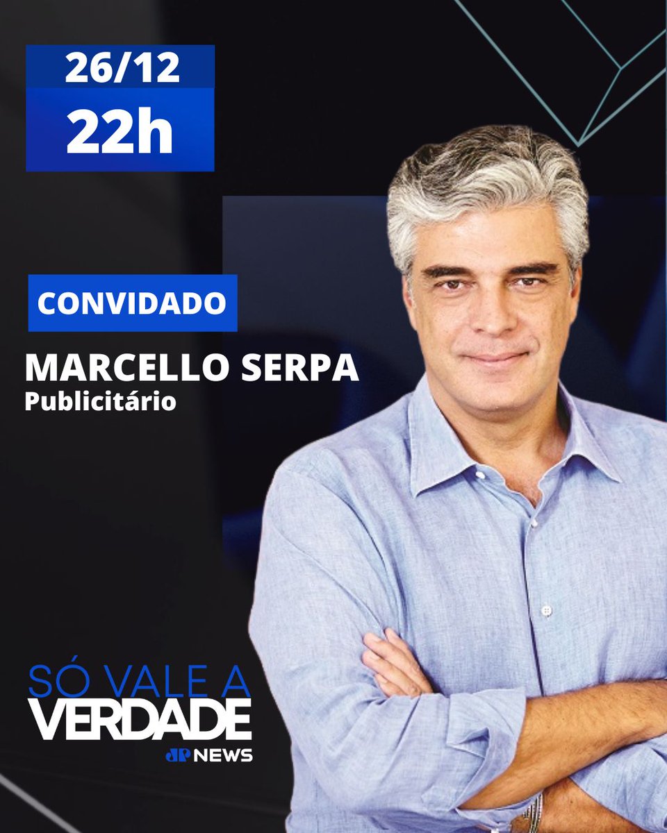 No Só Vale a Verdade desta sexta (26), às 22h, Marco Antonio Villa recebe Marcello Serpa, um dos nomes mais premiados da publicidade mundial.  

A entrevista aborda o papel das grandes campanhas na construção de marcas, a influência da tecnologia no setor e o cenário econômico