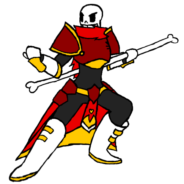 KeterTale Papyrus again but this time with color.

#UndertaleAU #Undertale