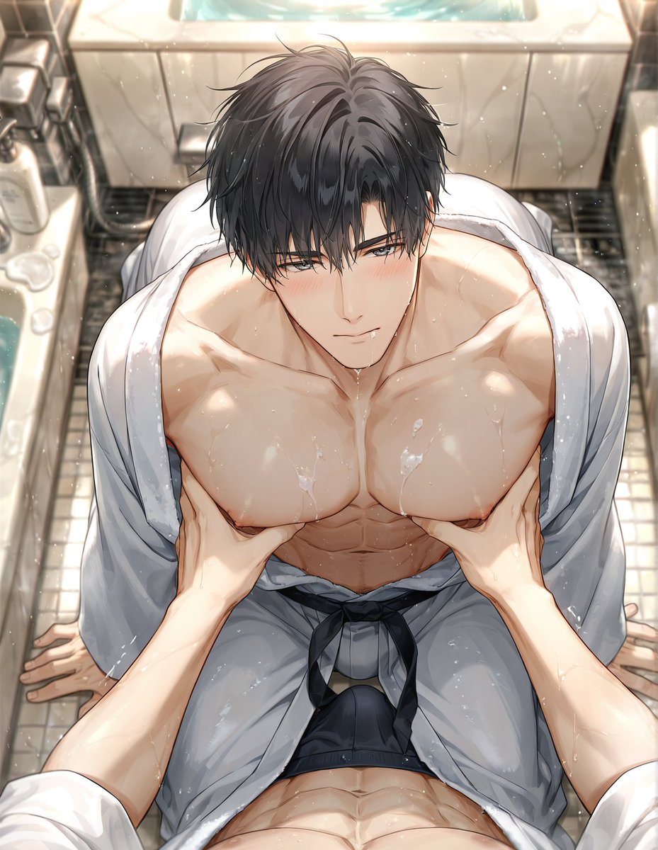 SyphFridge's tweet photo. View more on Patreon (link in bio)

#AIart #AI #yaoi #gay #NSFW #male #sexy #sex #Osborn #LightandNight https://t.co/Uc5IYb4xuA