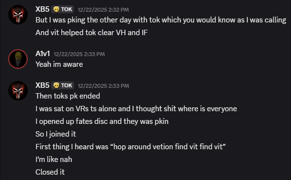 RoTNewsNetwork's tweet photo. 🚨 ROT NEWS NETWORK EXCLUSIVE! 🚨

 THE DOXXING ALLIANCE (VR + FATE) IS TURNING ON VITALITY 💀

 THE LIMIT HAS BEEN REMOVED FROM VR  👢 💥 

 INTERESTING TO SEE HOW THIS WILL PLAY OUT! 👀 https://t.co/WEHIsjeFwF