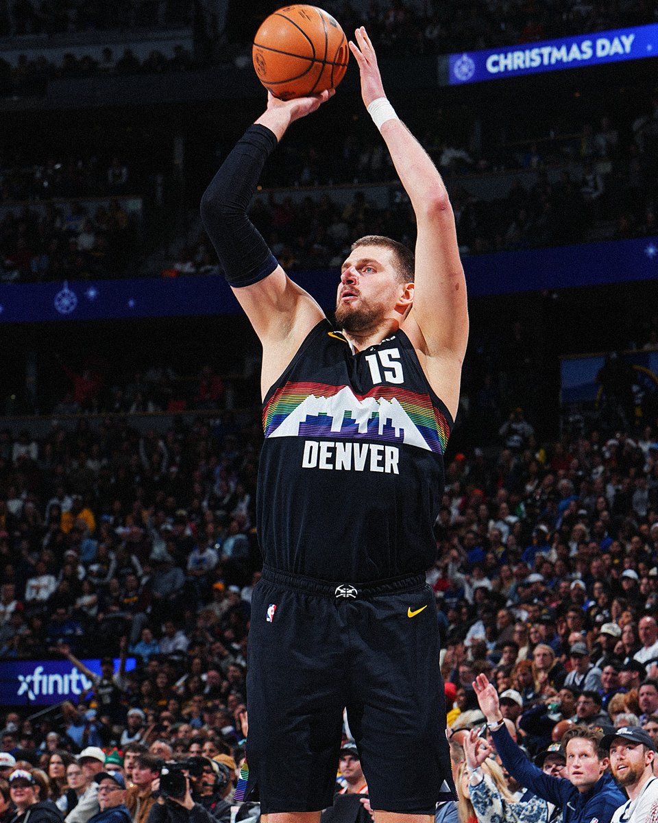 CHRISTMAS COLOSSUS: Nikola Jokić delivered a performance for the ages in the Denver Nuggets’ 142–138 overtime victory over the Minnesota Timberwolves on Christmas Day, recording 56 points, 16 rebounds and 15 assists. The three-time Kia NBA MVP became the first player ever to