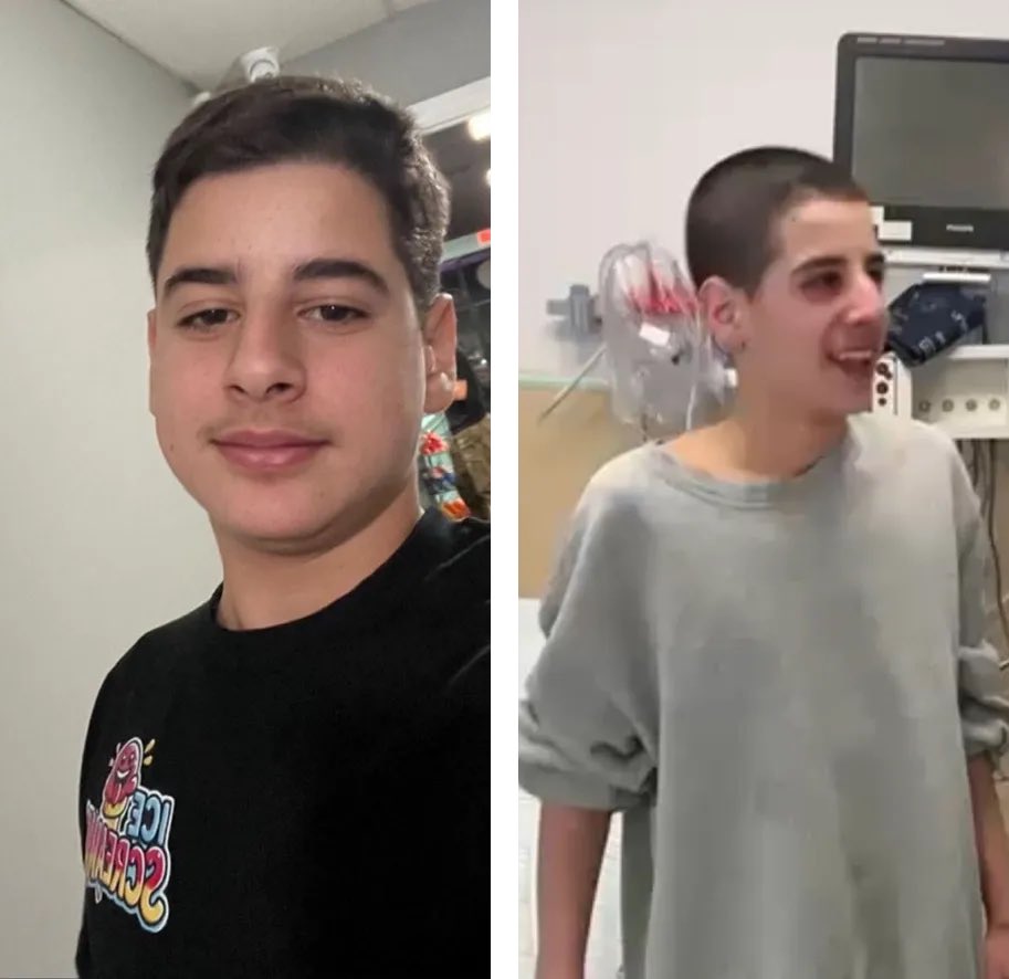 DropSiteNews's tweet image. Newly freed 16-year-old Palestinian American Mohammed Ibrahim describes nine and a half months in Israeli military detention marked by starvation, beatings, extreme overcrowding, and untreated disease. He says guards routinely pepper-sprayed cells, confiscated mattresses as…