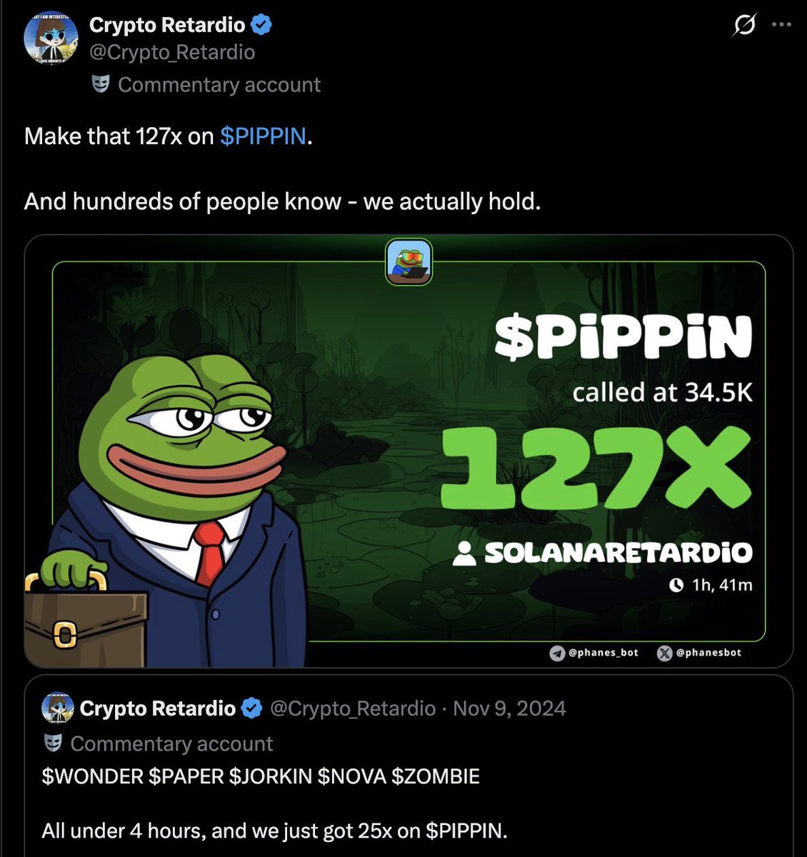 Wondering how to get ready for #MemeCoinSeason? Imagine getting notified at  50k, 100k, 250k, 500k, 1m, 2.5m, 5m, 10m, 25m, 50m, 100m on runners this  cycle #MemeCoinTrading is easy. We did it