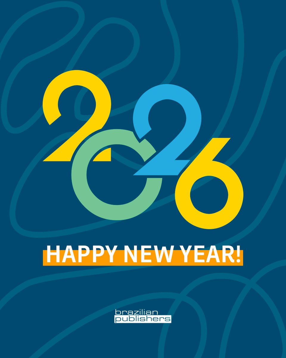 BPublishers's tweet image. Happy New Year! 🎉

Brazilian Publishers wishes you a year marked by new opportunities, meaningful exchanges, and inspiring stories.

May the year ahead bring continued collaboration, creativity, and achievements that strengthen our presence on the global publishing stage.