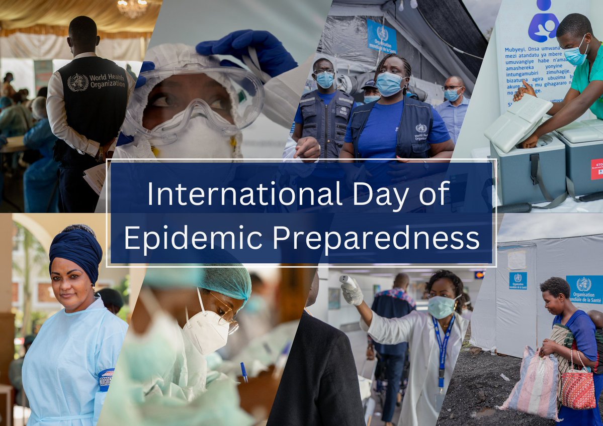 Today is the International Day of Epidemic Preparedness, a reminder that strong global cooperation is essential to prevent, detect and respond to health threats. 🌍

Investing in preparedness helps build resilient health systems, enabling early action and effective responses to