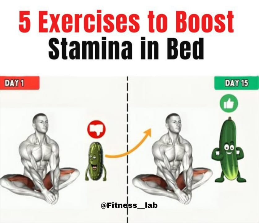 Fitness__Lab's tweet photo. 5 Exercises to Boost Stamina in Bed At Home. Men do this exercises.  

~  Thread ~

Repost to save a brother! https://t.co/zNkqwt5YFT