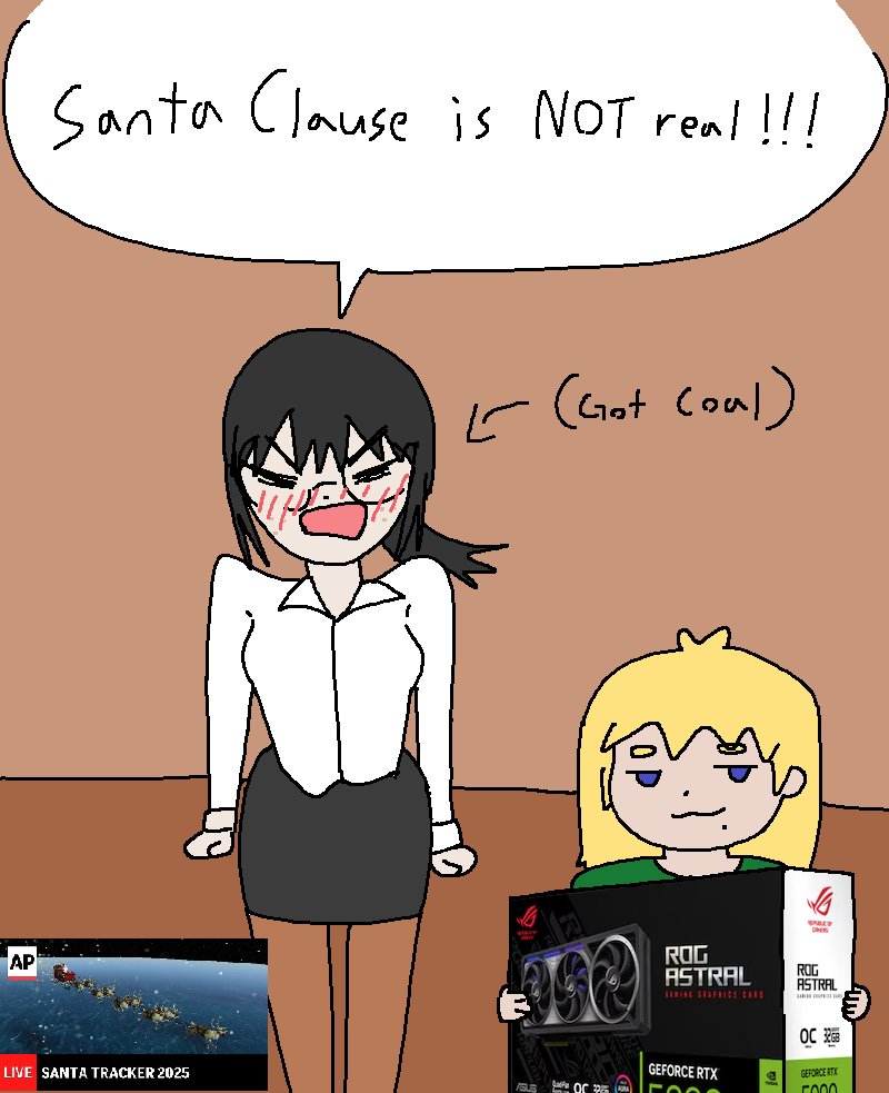 Santa deniers seething rn