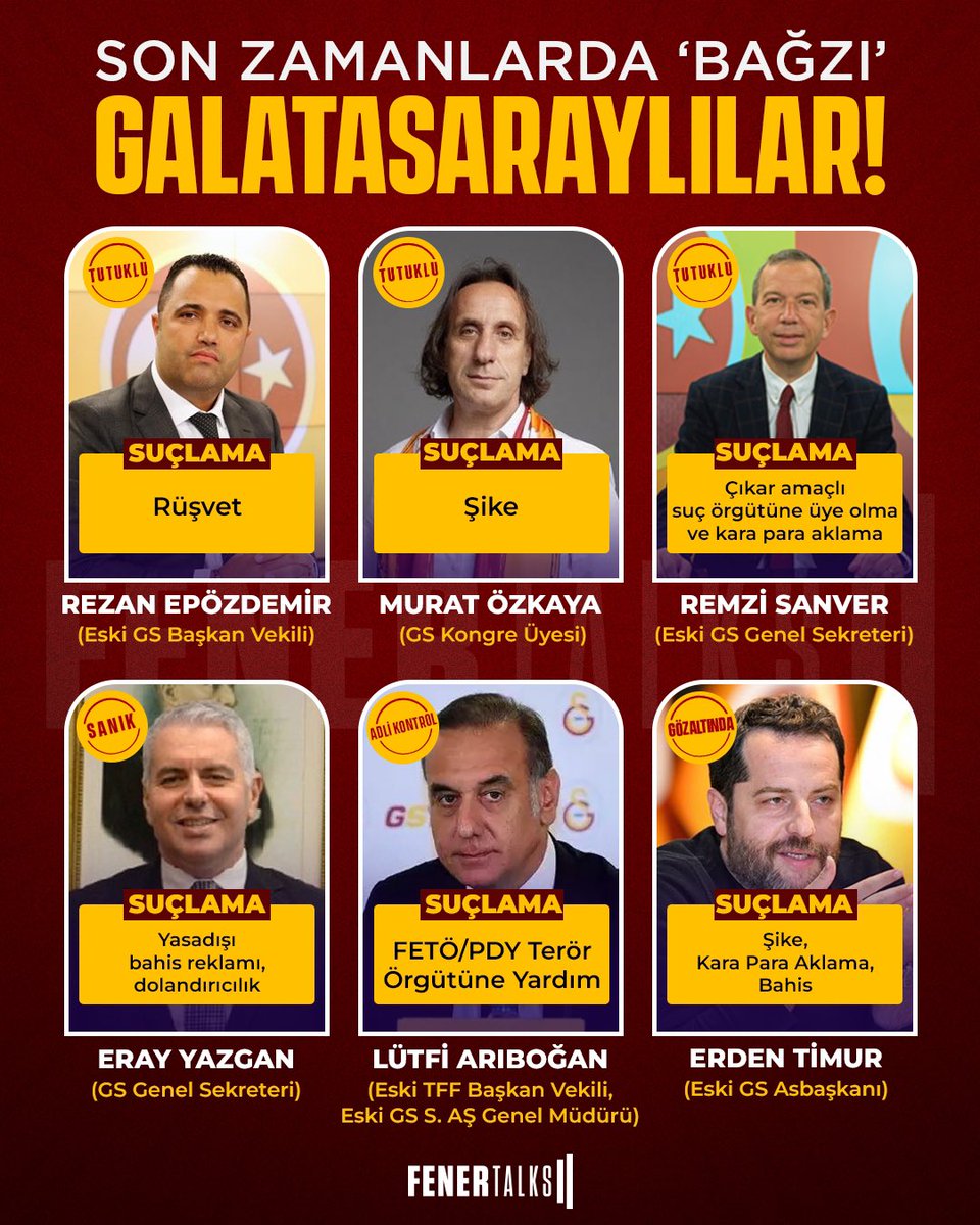 💥 SON ZAMANLARDA 'BAĞZI' GALATASARAYLILAR!
