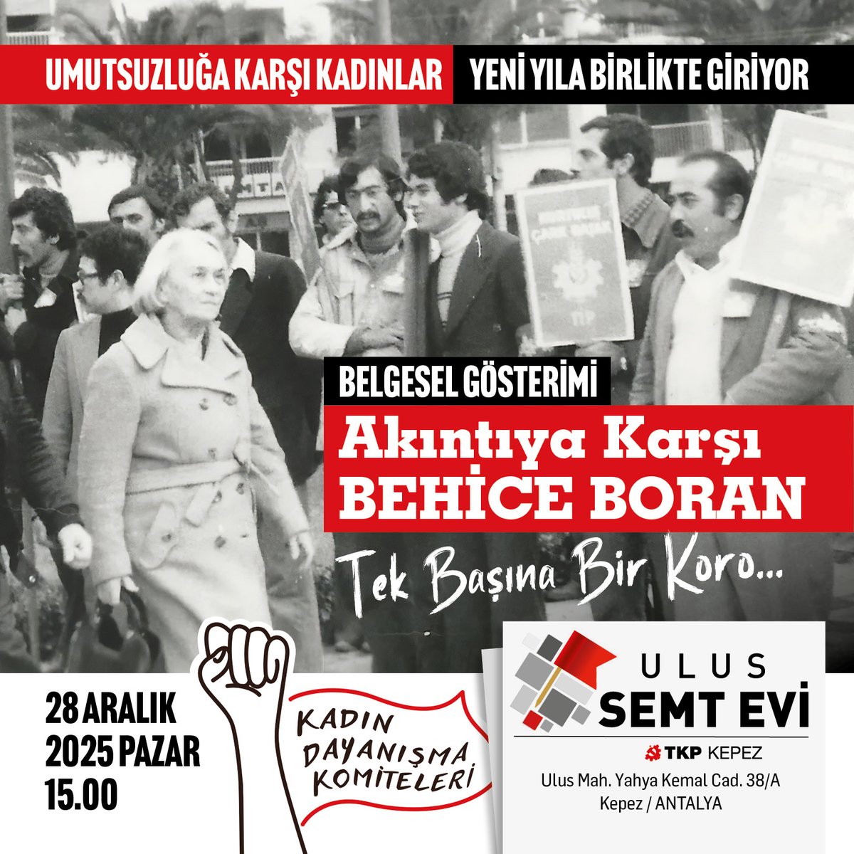 Bugün Ulus Denizatlı yolda <a href="/dergiortaklasa/">Ortaklaşa Dergi</a> Aralık sayısını ve açıklanan asgari ücrete yanıt bildirimizi emekçilerle buluşturduk. 

Dokuma halkını pazar günü yapacağımız semt evi buluşmasında davet ettik.

#TKP #Kepez #Dokuma #Ulus #Antalya