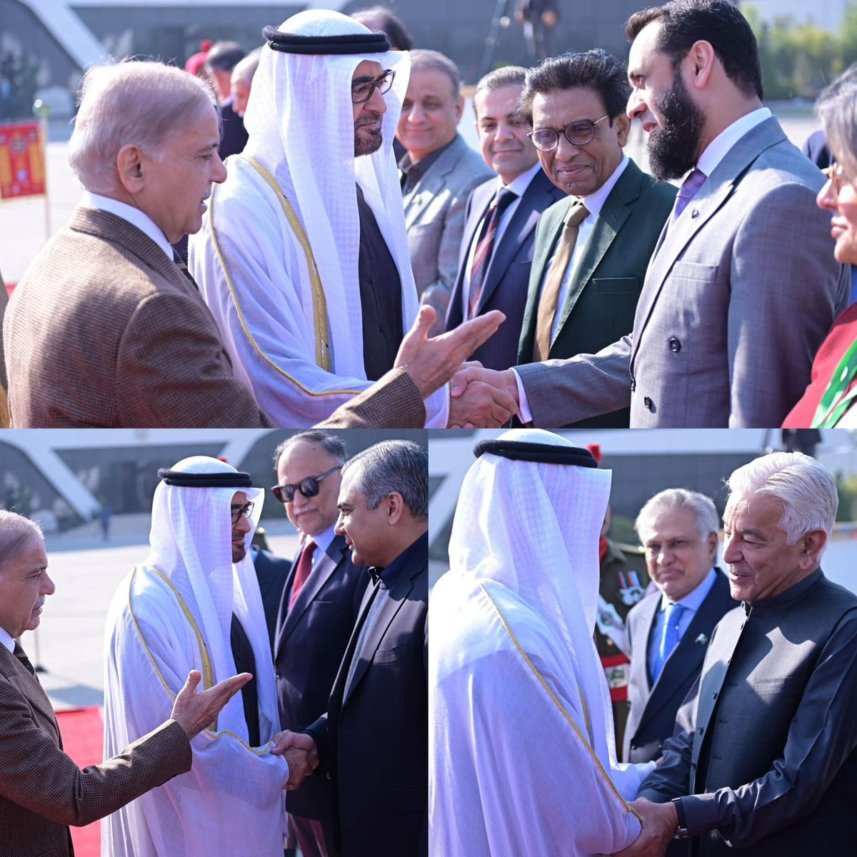 وزیراعظم شہباز شریف نے UAE کے صدر کو یوں تعارف کروایا
👇👇👇
یہ عطا تارڑ ہیں انہوں انٹرنیشل میڈیا پر ملک دشمنوں سے مقابلہ کیا
یہ خواجہ آصف ہیں انہوں نے دفاعی معاملات میں مضبوط کیا
یہ محسن نقوی ہیں انہوں نے اندرونی دشمنوں کا ڈٹ کر مقابلہ کیا
<a href="/TararAttaullah/">Attaullah Tarar</a>