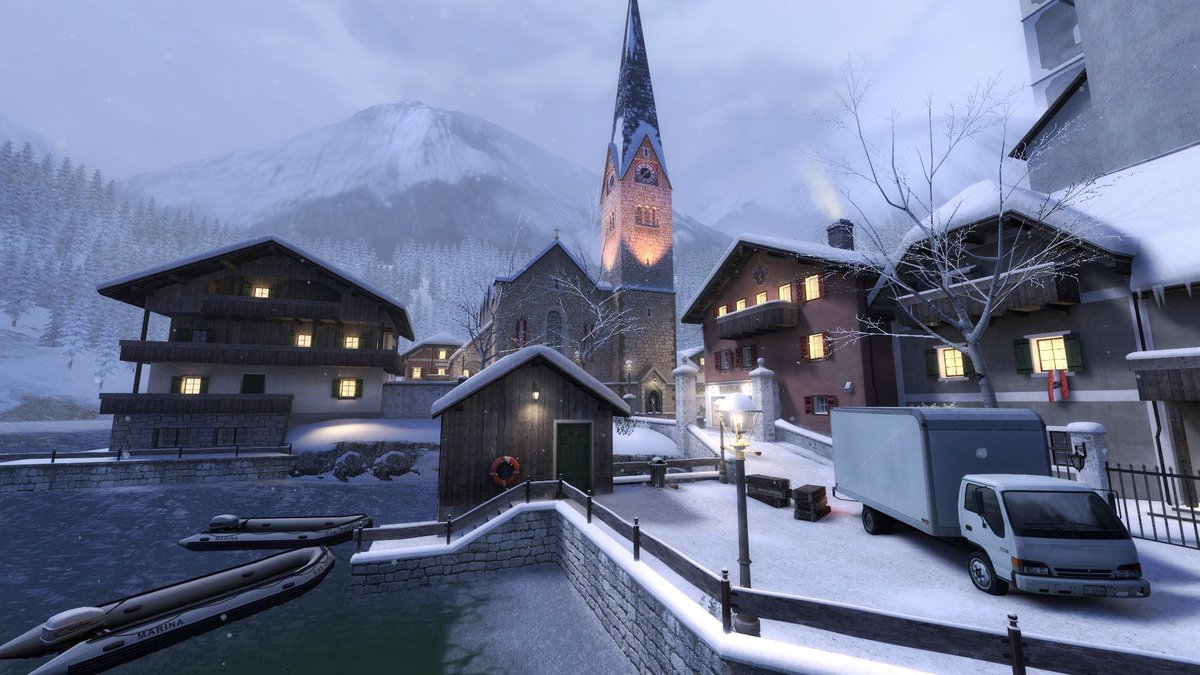 New winter map in CS2? Of course not.  

But hey — enjoy some Christmas wallpapers for your PC.