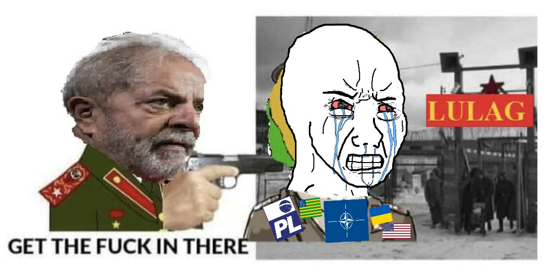 Lula levando pro Lulag todo mundo que não gostou de Bacurau