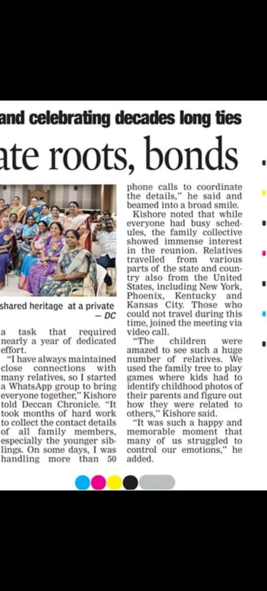 's tweet image. In an era of fragmenting families, the Kontham Kishtaiah family from Manthani sets a golden example. 🚩
​200 members &amp;amp; 5 generations reunited in Hyderabad to celebrate their roots. A testament to Bharat’s family values! 🙏🇮🇳 @PMOIndia @RSSorg @DrMohanBhagwat @narendramodi