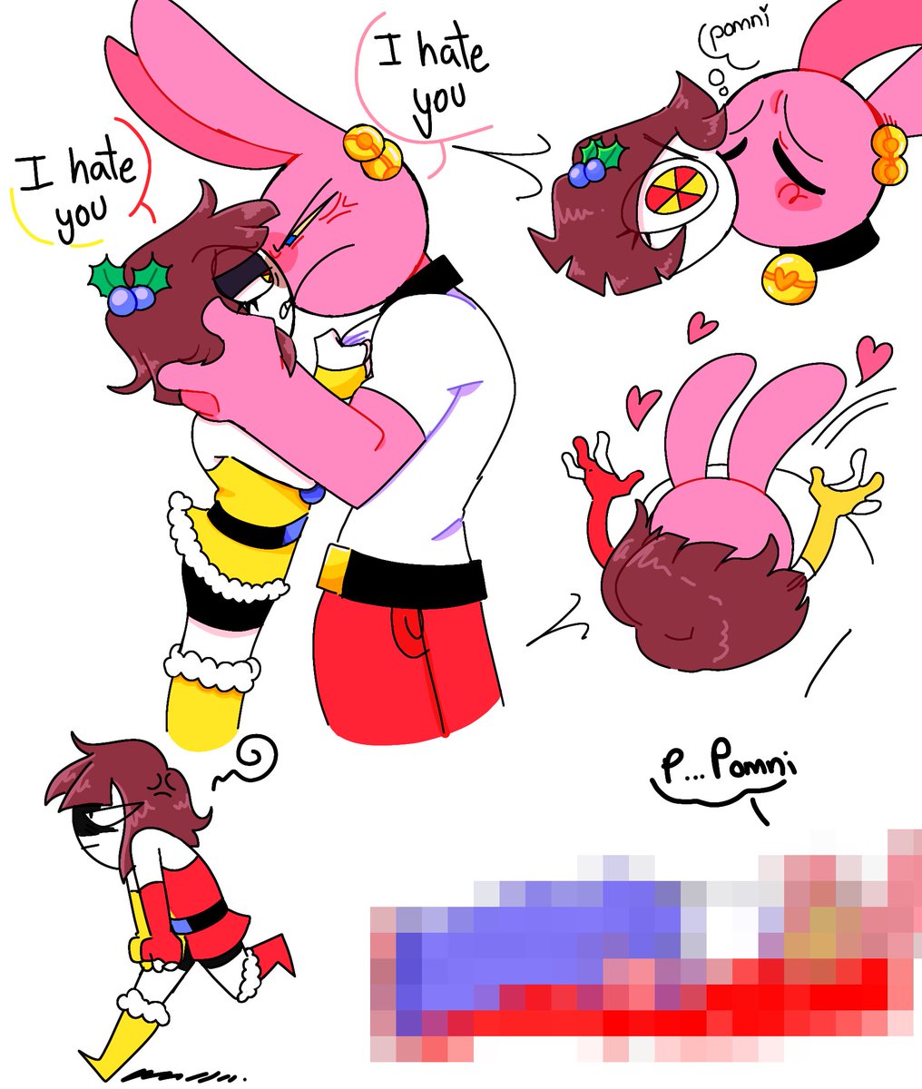 Washimy3456's tweet image. Merry Christmas❤️✨️
#funnybunny #tadc #evilfunnybunny