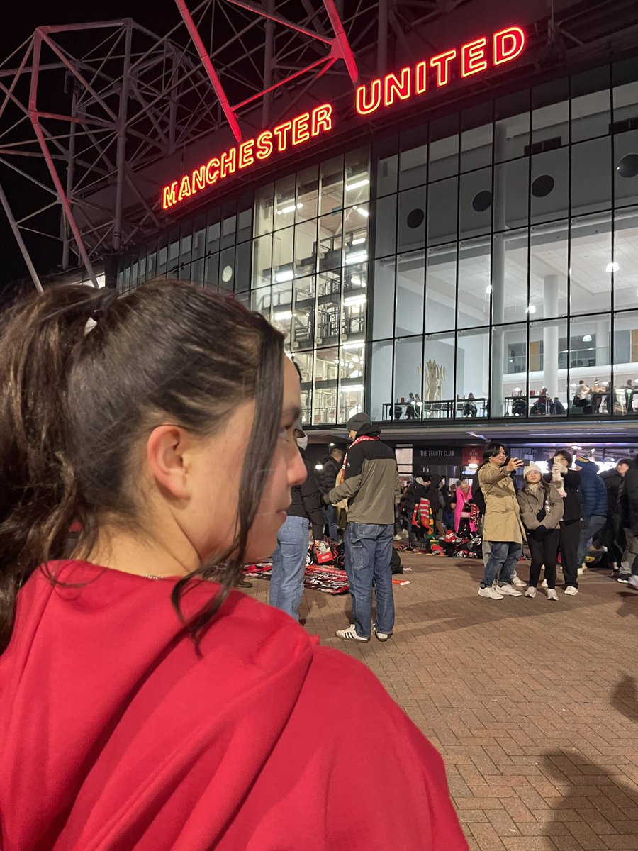 Off again to the theatre of hope. With Amy.