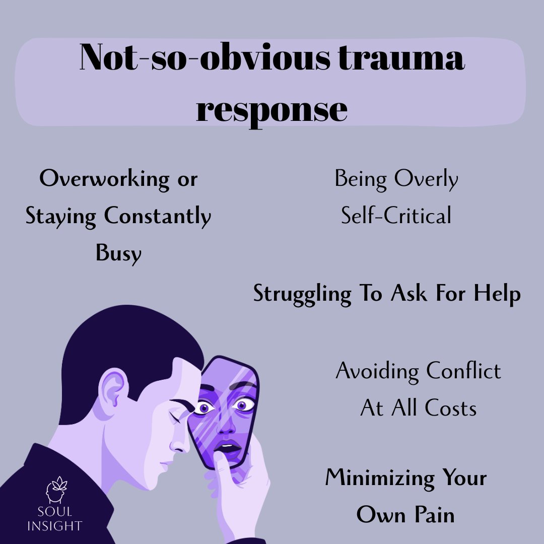 Soul_Insight_'s tweet photo. People-pleasing, emotional numbness, overworking, minimizing pain, hyper-independence, perfectionism, and avoiding conflict.
These aren’t flaws — they’re survival responses 🤍

#TraumaAwareness #HealingJourney  #MentalHealthMatters  #Trauma #people https://t.co/a0yFNmjwg4