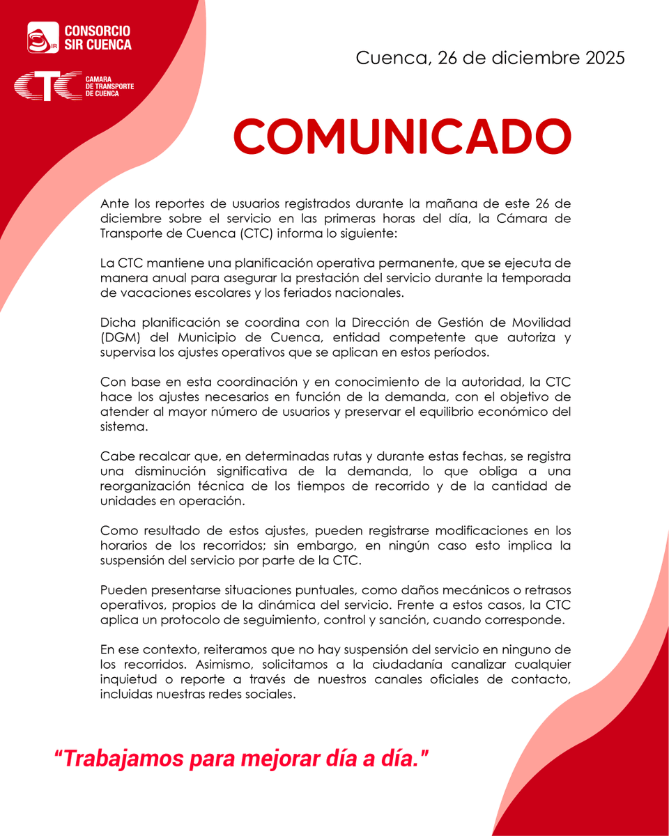 CAMARA DE TRANSPORTE tweet media