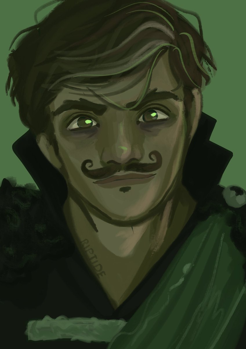 riptidesketch's tweet image. Test of Remus!!!! criminal that I’ve never drawn him before today. Probably because I’ve got a thing against working with green 😭

#SandersSides @ThomasSanders