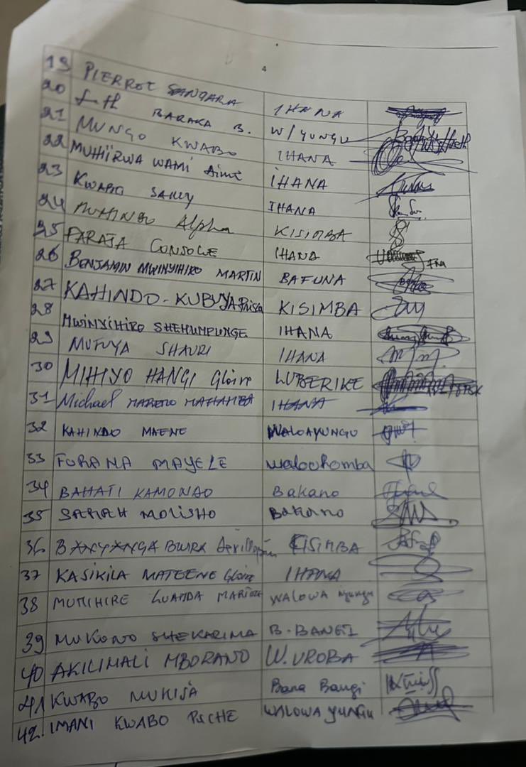 Les notables du territoire de Walikale, excédés par les bavures répétées commises par les FDLR, les milices Wazalendo et certains éléments des FARDC, lancent un appel pressant à l’AFC/M23 afin qu’elle progresse vers les zones encore sous contrôle du gouvernement congolais, dans