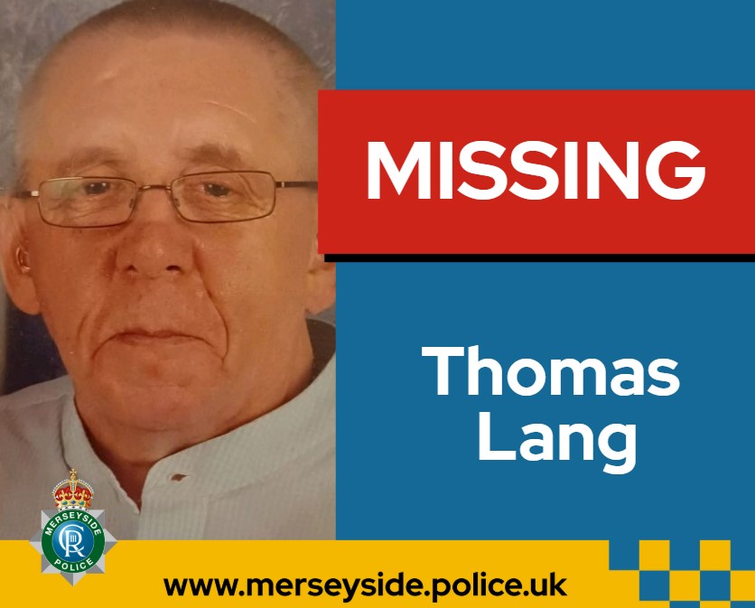 MerseyPolice's tweet image. We are urgently appealing for help in finding a 78 year-old man missing from home in Liverpool.

Thomas Lang, who is also known as Tommy, was last seen in the area of Bulford Road in Atntree at around 10am today, Friday 26 December.

It is possible he caught the number 19…
