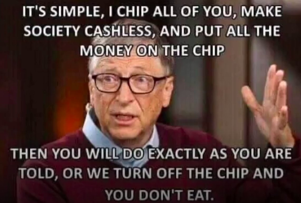 In 2026 will you bow down to lord gates and let him inject you with his biochip?