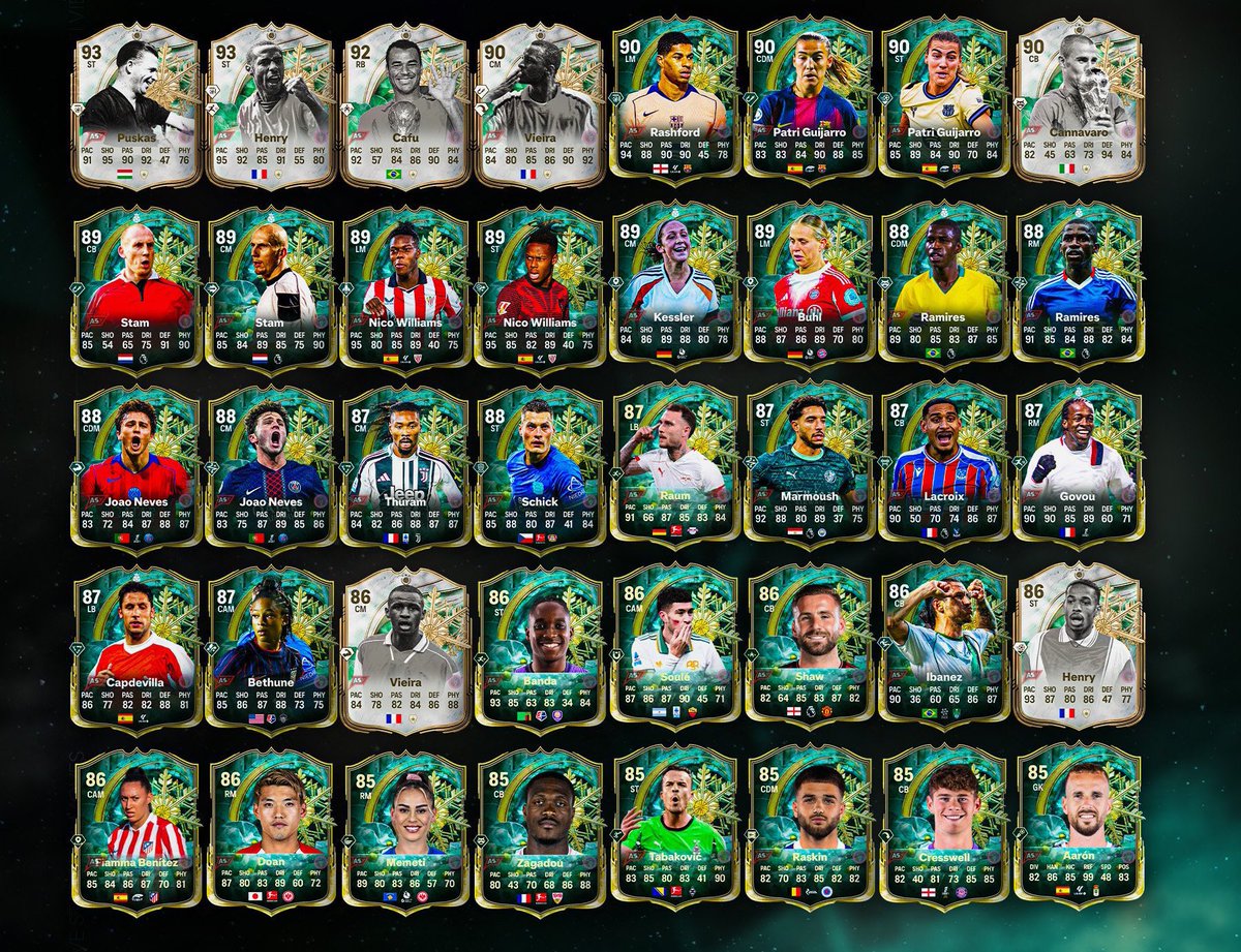 TrueKiller_'s tweet image. 🚨FUT CHAMPIONS SERVICE 🚨

WINTER WILDCARDS TEAM 2 &amp;amp; 3 IS HERE AND IT IS INSANE ❄️☃️

STILL TAKING ORDERS, SPOTS ARE GOING FAST 💨 

Xbox and PlayStation accounts ✅

DM me to play your Weekend League in EAFC 26 👨‍🍳