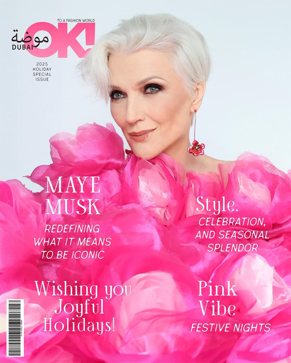 mayemusk's tweet image. New cover and interview for OK Fashion Dubai 💖
Photographer: Fadil Berisha @fadilberisha 
@XFashion