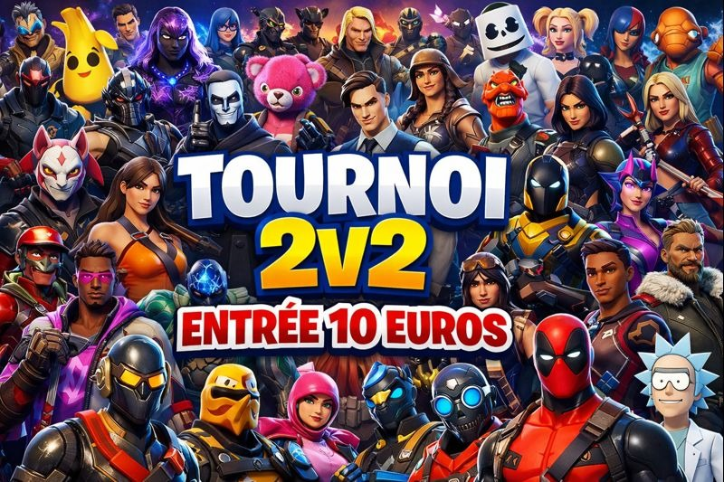 Buzzftn's tweet image. 🏆 TOURNOIS 2V2 À 23H ( ENTRÉE 5$ CHACUN )
LE GAGNANT RECUPÈRE L’ENTIÈRETÉ DES SOUS 💸 (160 $  ) 16 DUOS MAX