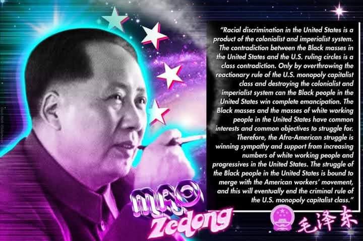 strike_dr's tweet image. Chairman Mao on the struggle for Black Liberation in the US: