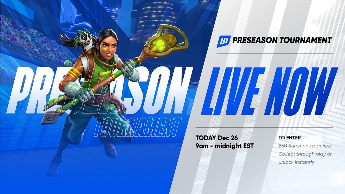 PlayWildcard's tweet image. Wildcard Preseason Open #2 is LIVE NOW
Up to $2,500 prize pool
9AM–Midnight EST