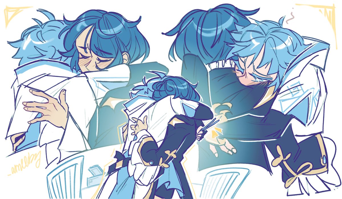 _ameeby's tweet image. 💍#xingqiu #chongyun #xingyun