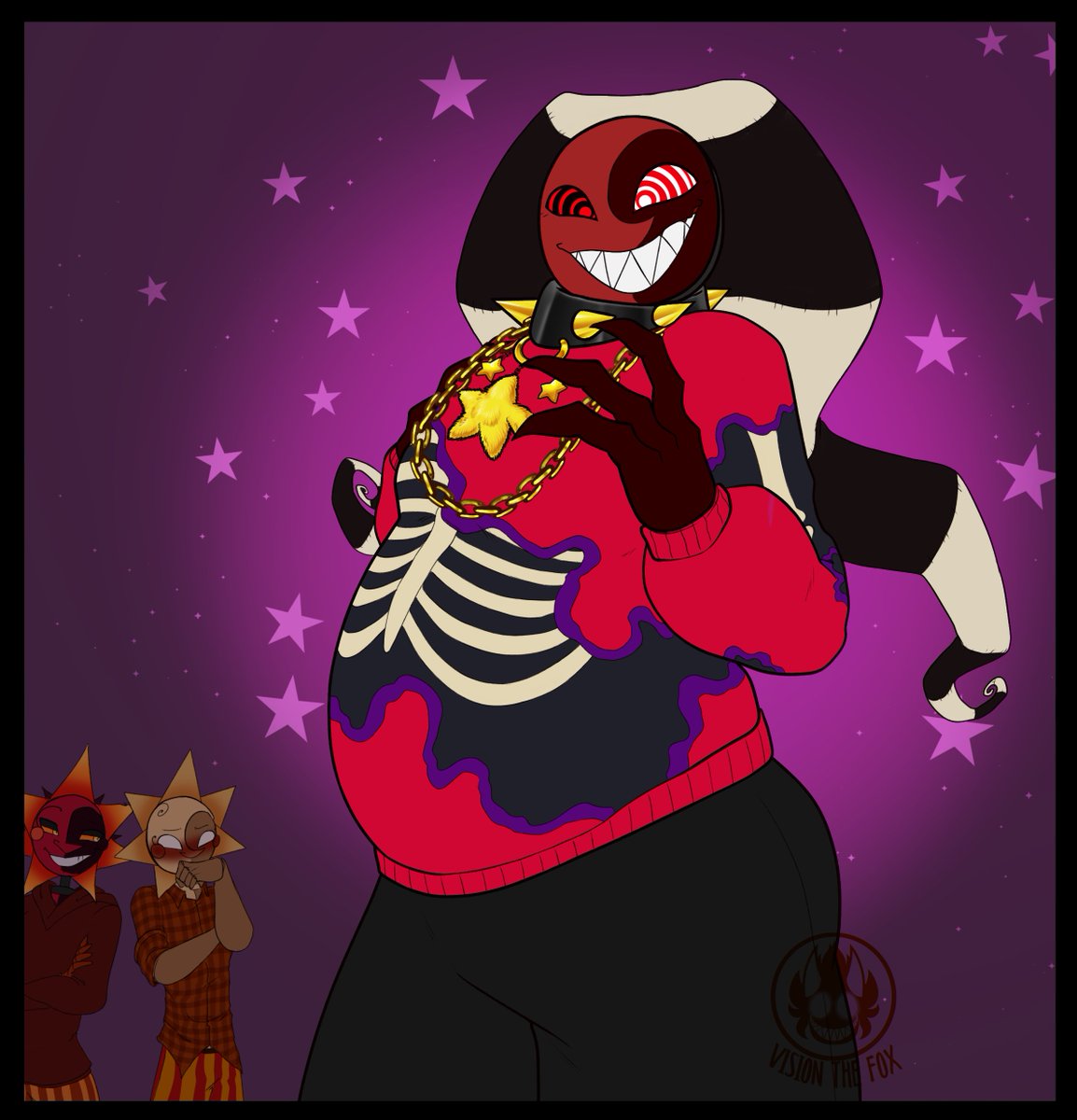 Sun gift to Bloodmoon!~

#bloodysun #sunxbloodmoon
#bloodmoonxsun